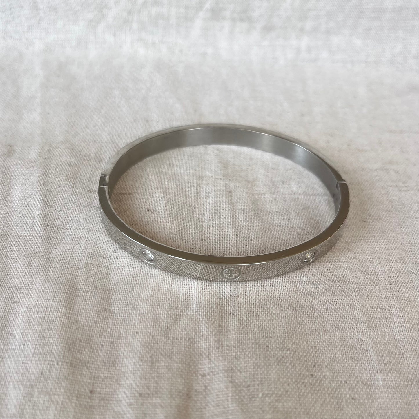 PULSERA ESCLAVA ETERNITY PLATA