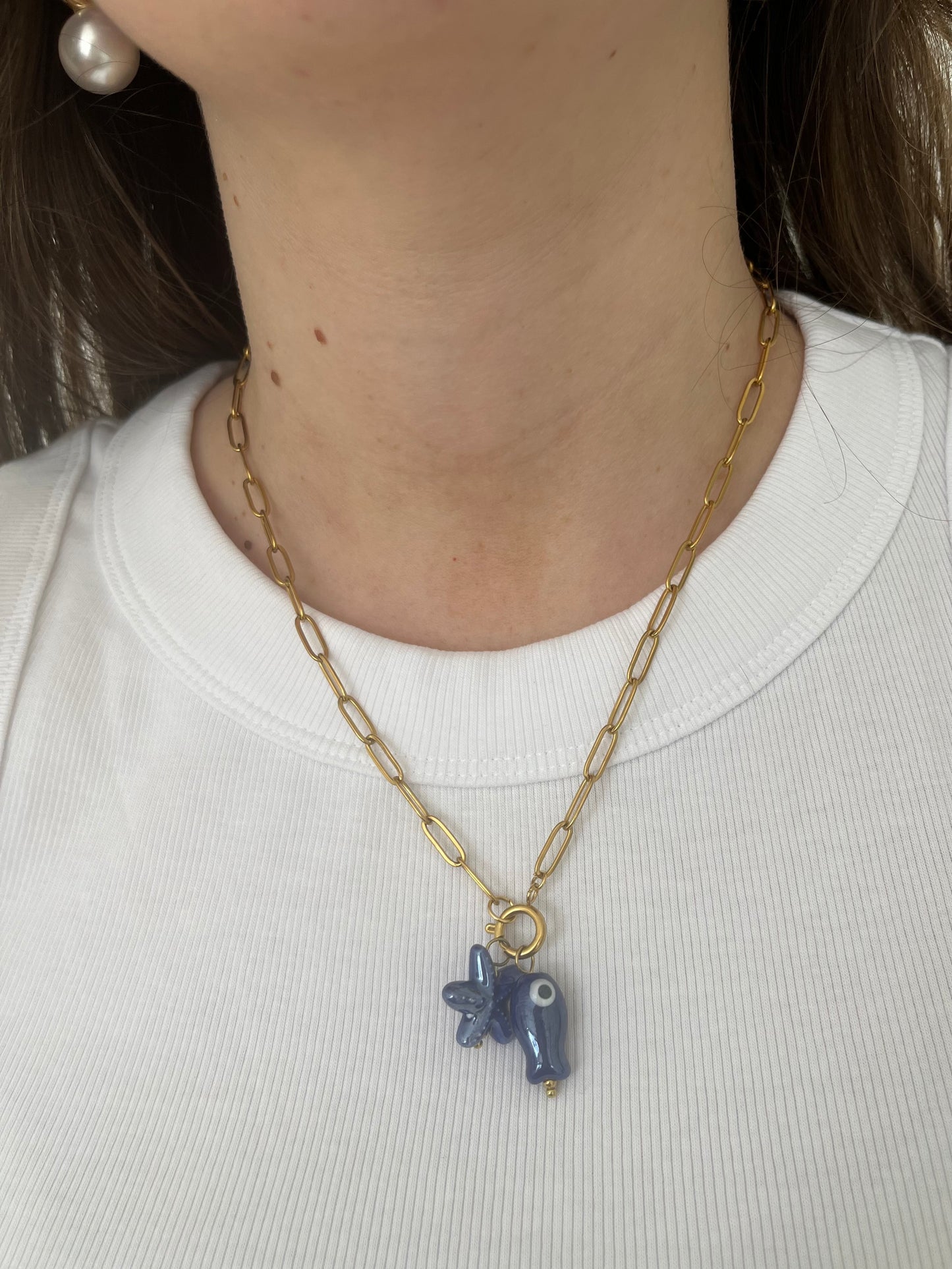 COLLAR ESTRELLA MARINA AZUL