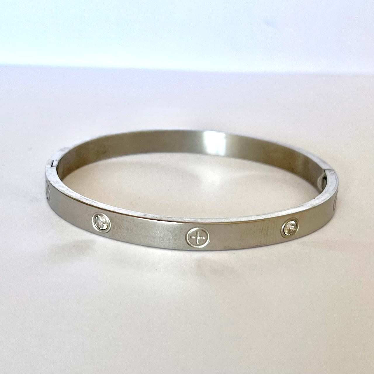 PULSERA ESCLAVA ETERNITY PLATA