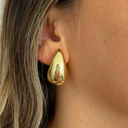 AROS GOTA MEDIANOS DORADOS