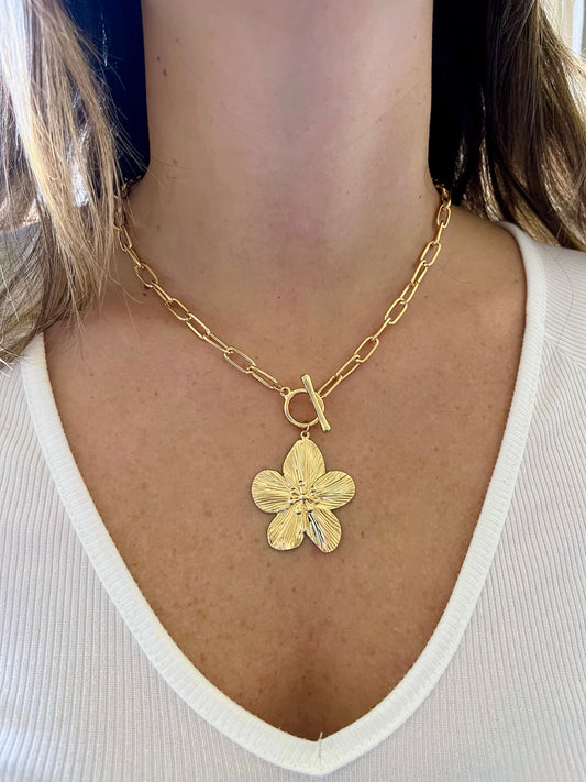 COLLAR FLOR DE ANCLA