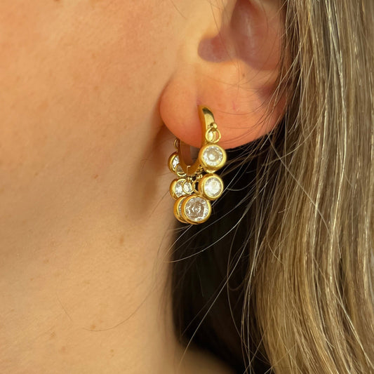 AROS CHARM CIRCON DORADO