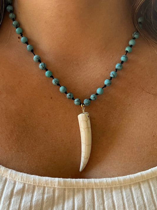 COLLAR TURQUESA NATURAL